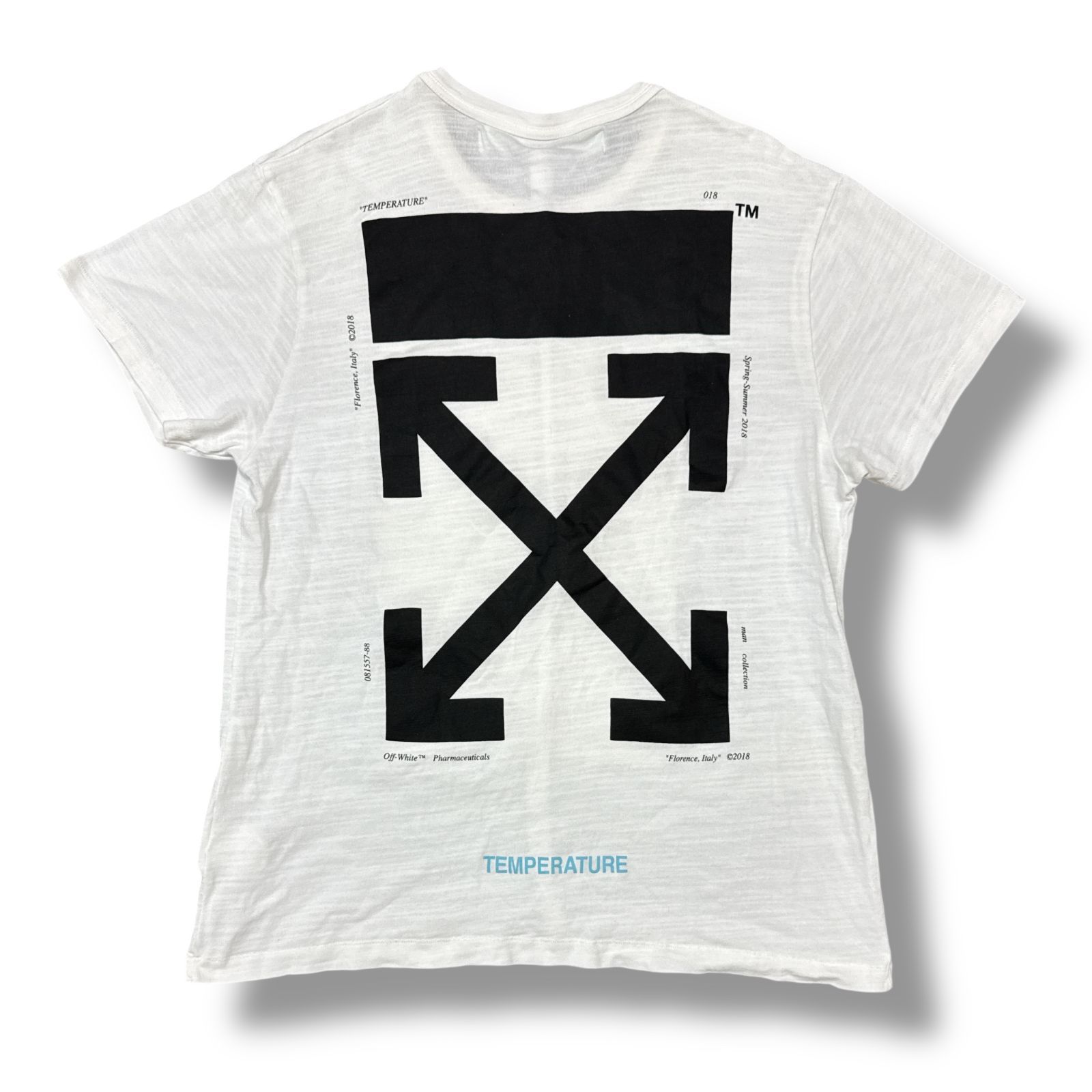 国内正規 Off-White モナリザプリントTシャツ カットソー オフホワイト 
