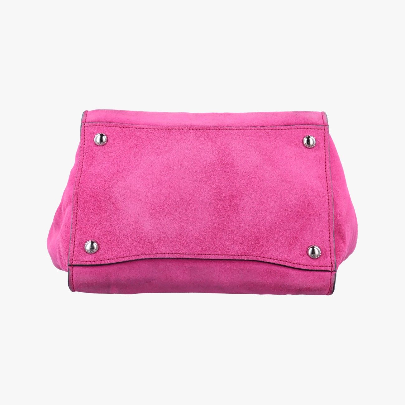 プラダPrada三角ロゴ ツインポケット ローズ レッド スエード BN2625 31 E DECORATOM_COM_BR