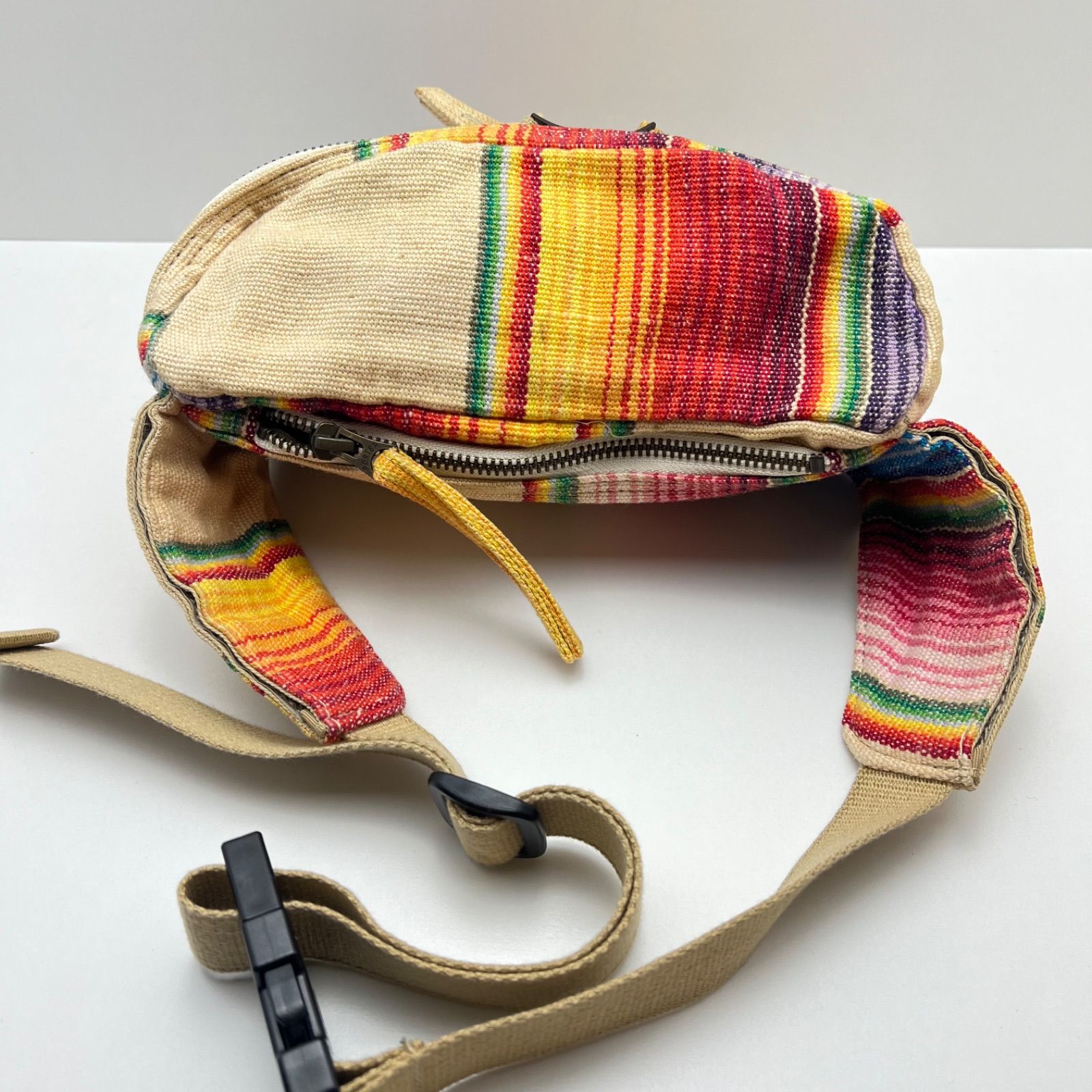 PORTER BEAMS artesania Guatemala fabric waist bag RARE ポーター