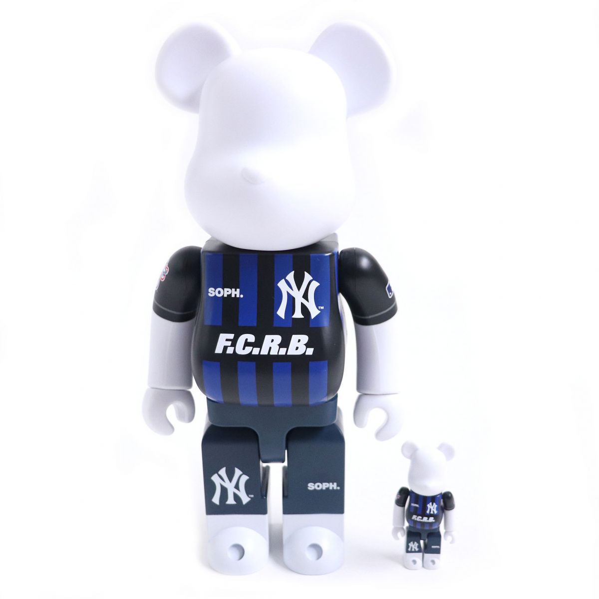 極美品□BE@RBRICK/ベアブリック MEDICOM TOY F.C.R.B.×MLB