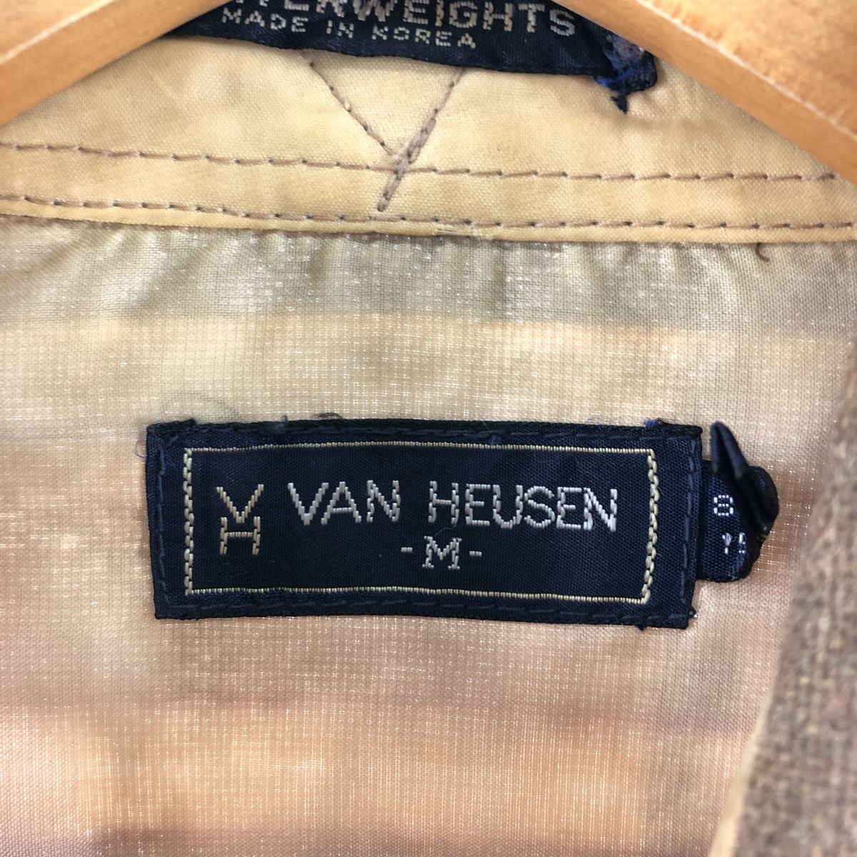 チェック柄生産国ヴァン ヒューゼン VAN HEUSEN チェック柄 ウール