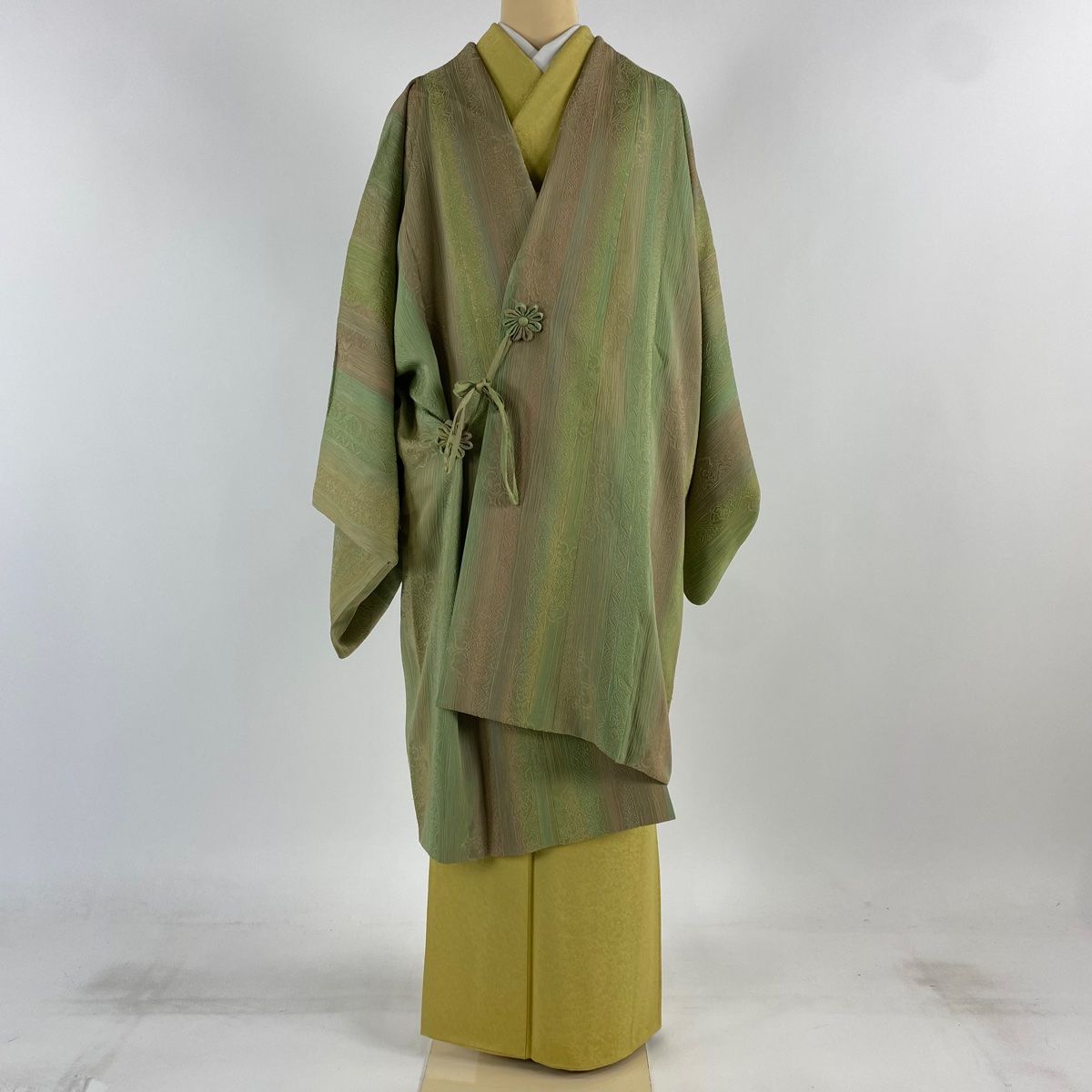 道中着 身丈103cm 裄丈68cm 正絹 美品 逸品 【中古】 