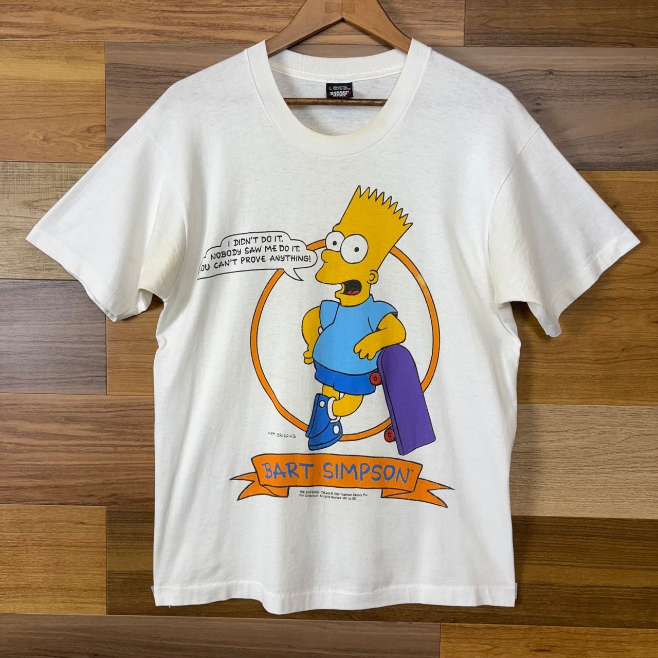 USA製 90s SIMPSONS バートシンプソン プリント T-sh Tシャツ サイズ 