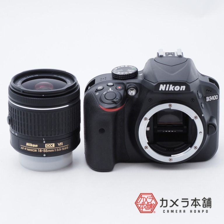 良品 Nikon D3400 一眼レフ VRレンズ 18-55mm 三脚 ipsummit.me