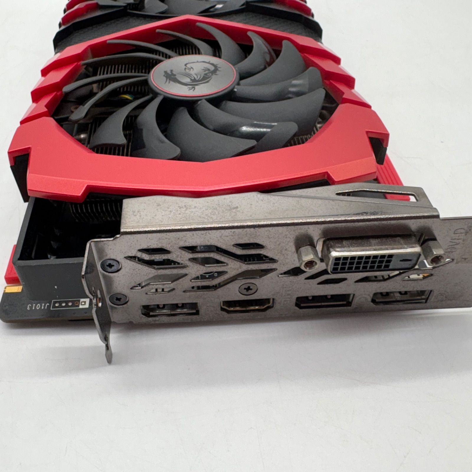 MSI GTX1080グラフィックボード 赤黒デュアルファン