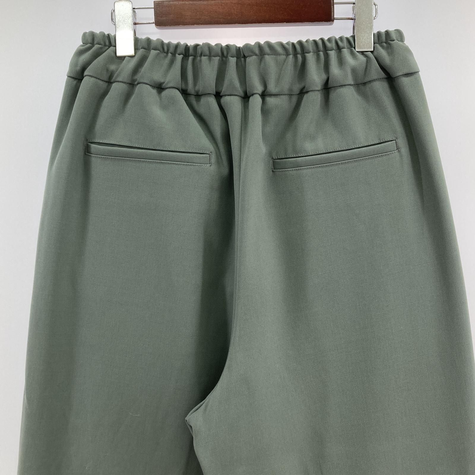 JIL SANDER ジップスラックスパンツ　　46 JIL SANDER ジップスラックス 46 グリーン - メルカリ