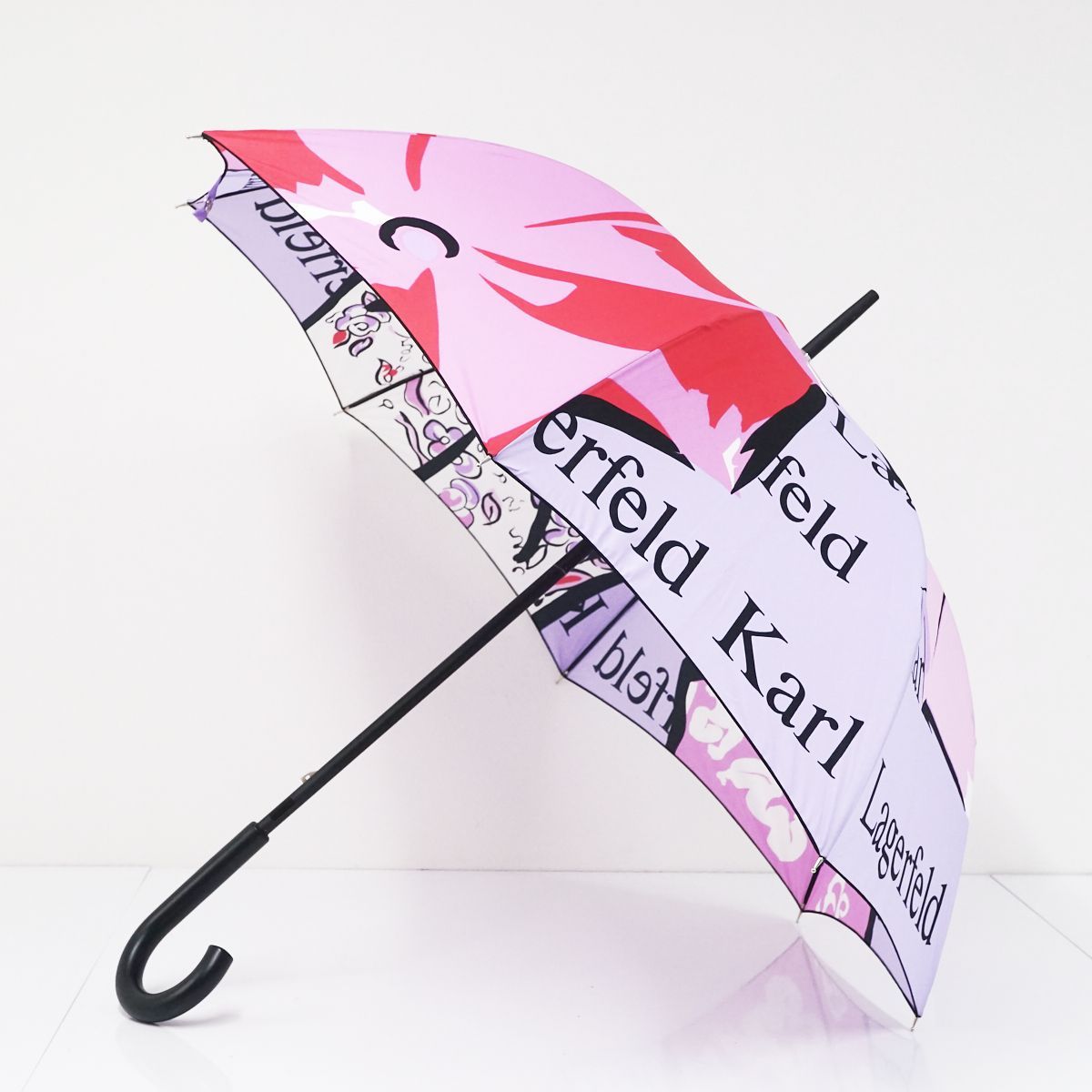 傘 KARL LAGERFELD カールラガーフェルド USED美品 ピンク