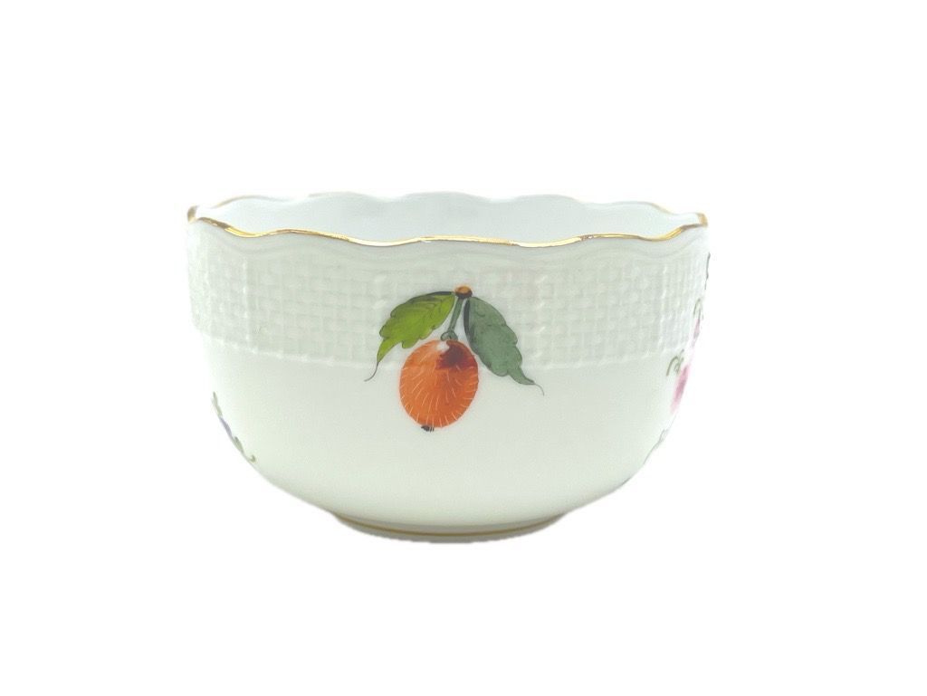 ▽Herend ヘレンド カップ&ソーサー フルーツ＆フラワーバスケット