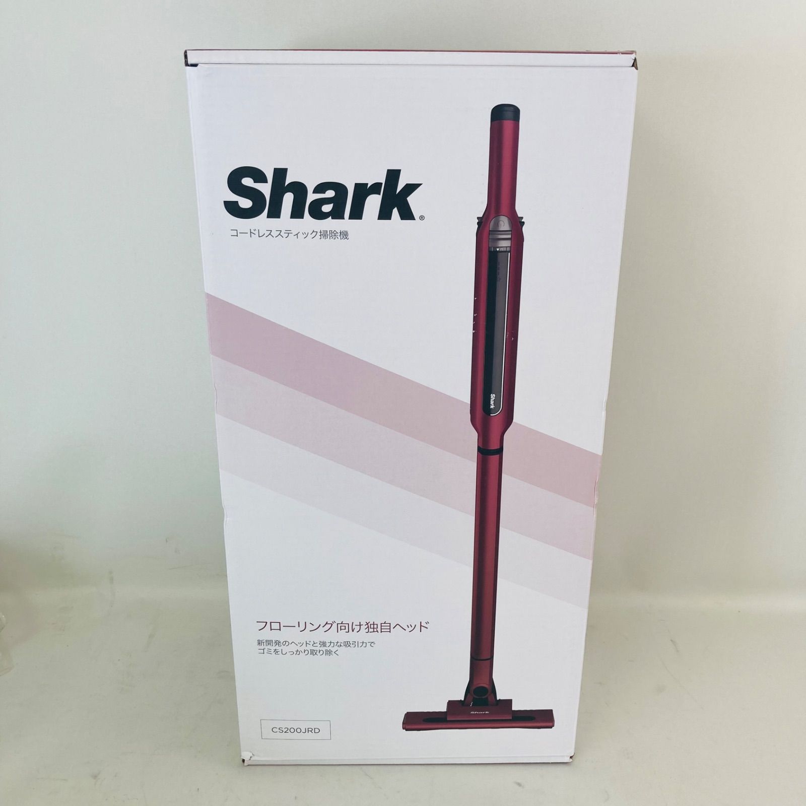 新品未開封品 Shark コードレススティッククリーナー CS200JRD - メルカリ