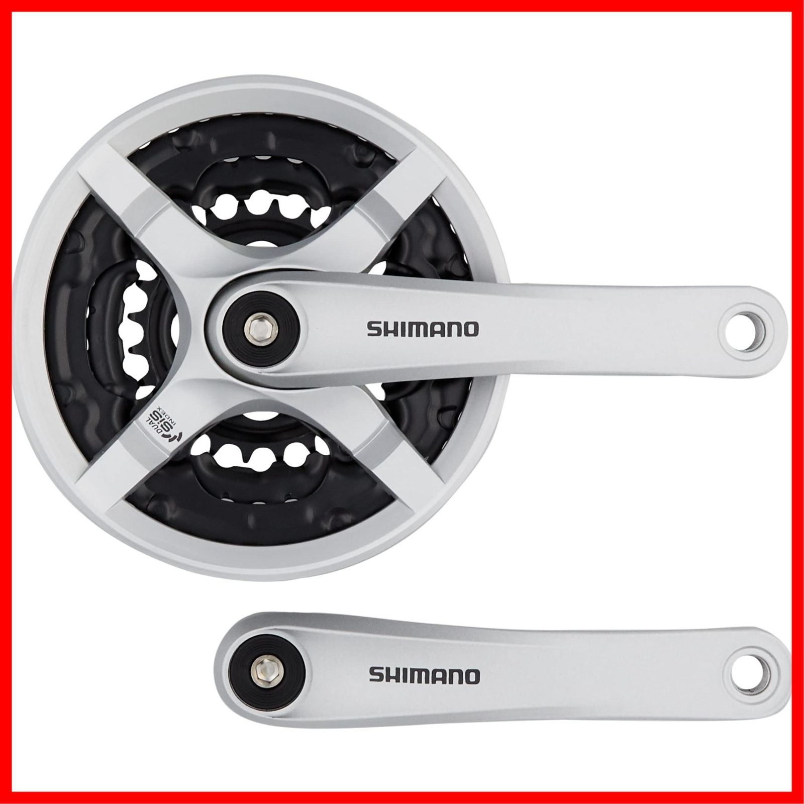 【特価商品】シマノ(SHIMANO) フロントチェーンホイール(MTB) FC-TY501 ブラック/シルバー クランク長170mm/175mm TOURNEY(ターニー) 各種