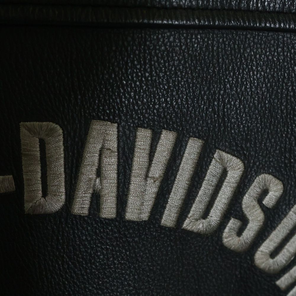 HARLEY-DAVIDSON エンボスロゴ レースアップ ダブルライダース Harley-Davidson エンボスロゴ ひがん ダブルライダース