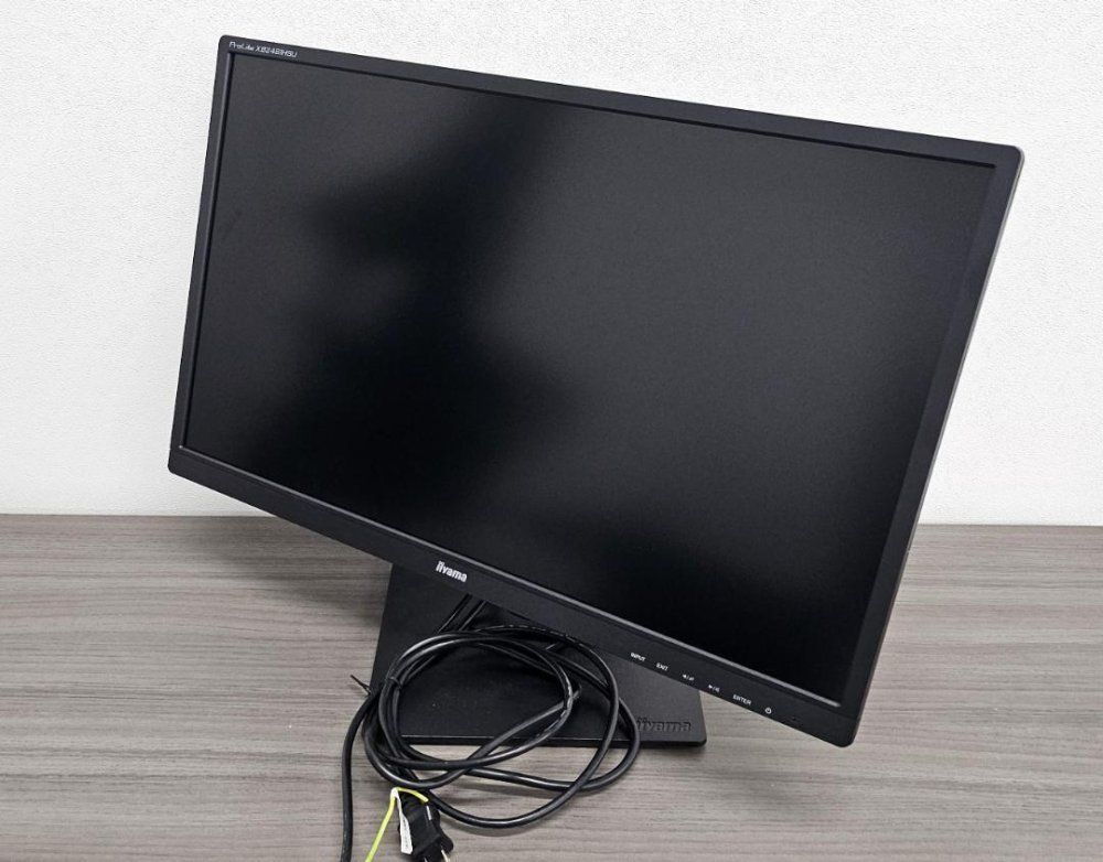 iiyama モニター ディスプレイ 23.8インチ フルHD AMVA 高さ調整 DisplayPort HDMI D-sub 全ケーブル付 3年保証 サポート XB2481HSU-B4E