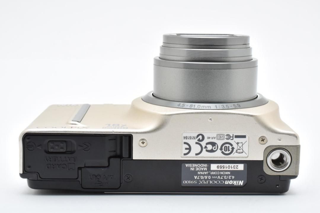 305 Nikon COOLPIX S9100 ゴールド - メルカリ