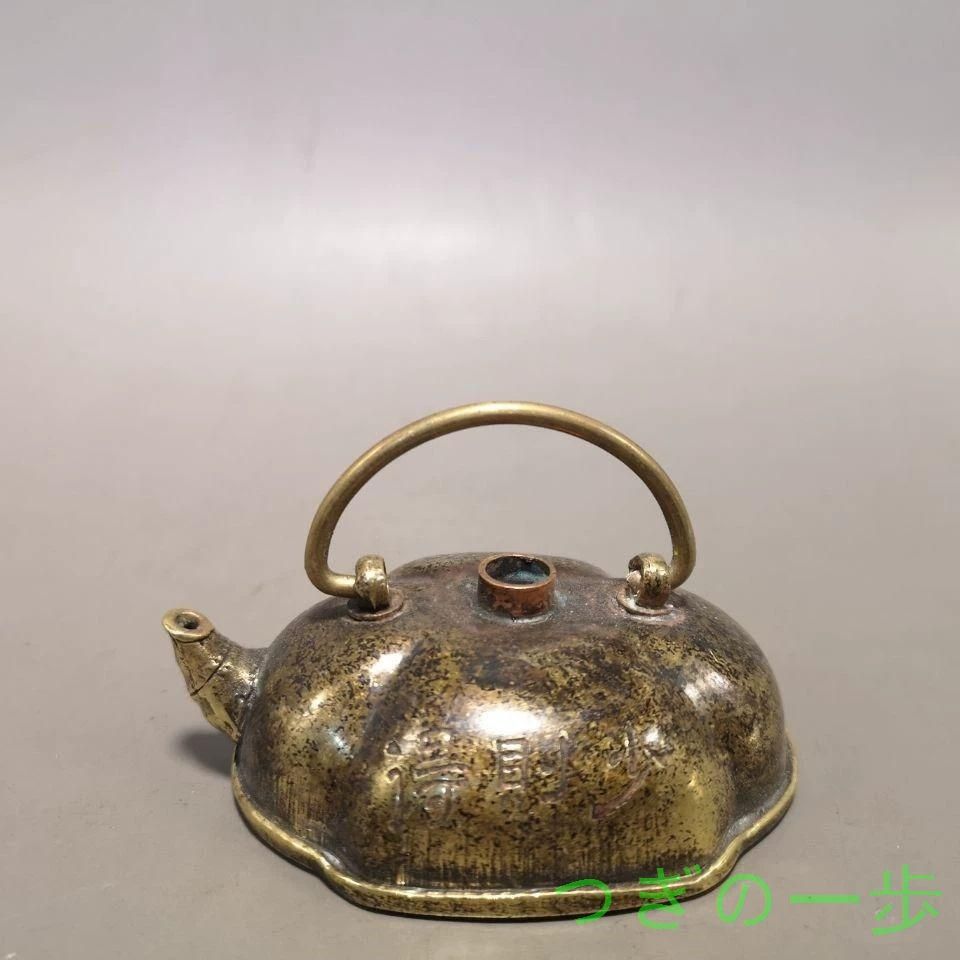 铜制  船形  水滴硯  書道具 文房具 工芸品 美術品 置物 铜制 船形 水滴硯 書道具 文房具 工芸品 美術品 置物