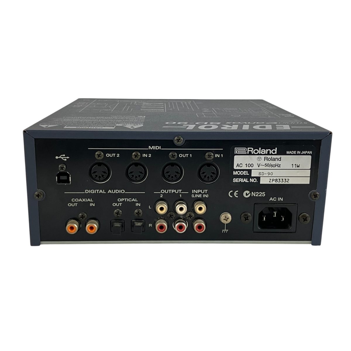 1105* Roland ローランド 音源モジュール EDIROL SD-90 Roland Edirol SD-90 Studio Canvas USB MIDI Audio Interface