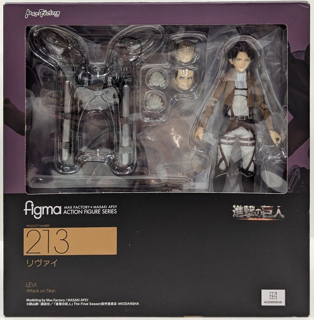 figma 進撃の巨人 リヴァイ 213 新品未開封 figma 進撃の巨人 リヴァイ 213 新品未開封 figma 進撃の巨人 リヴァイ