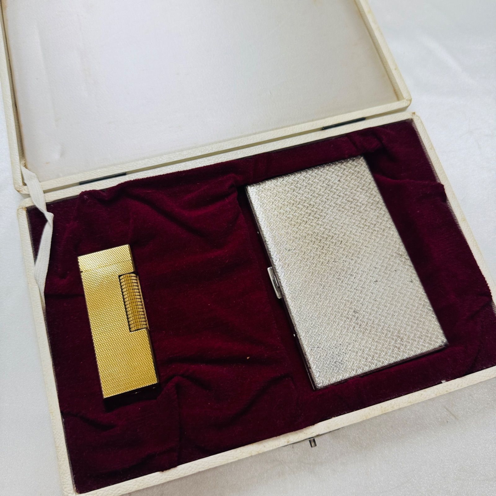 S dunhill ダンヒル ライター ゴールド 火付け石なし PRINCE シガレットケース ブランド たばこ用品 ケース