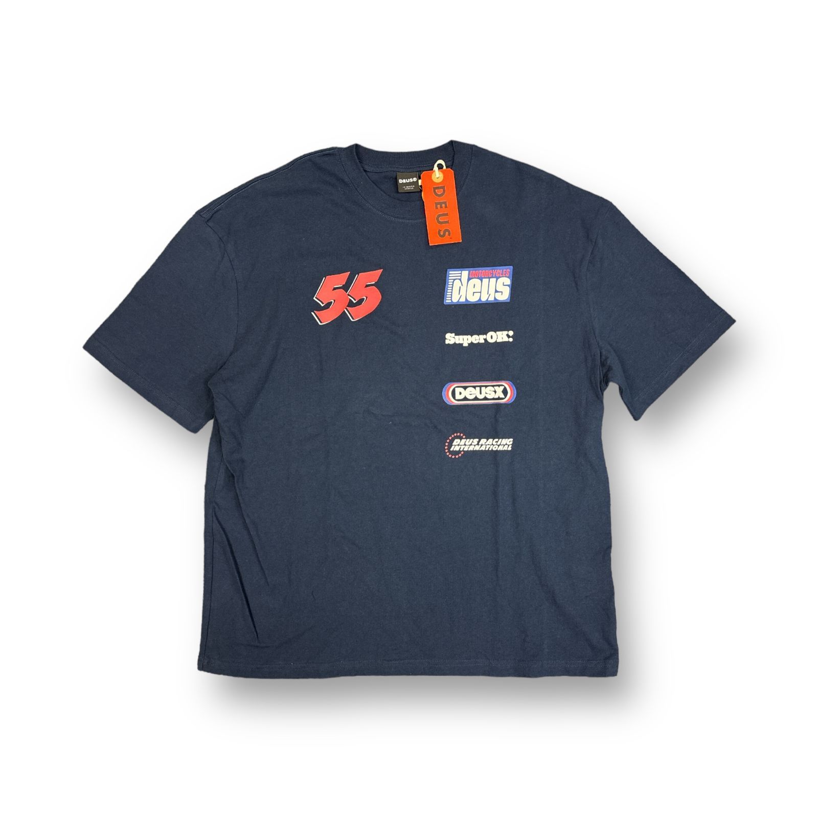 未使用品 Deus Ex Machina 23SS Moto Decal Tee プリント Tシャツ 