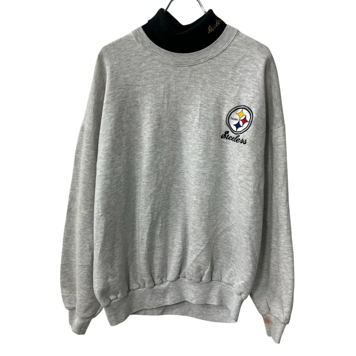 CHALK LINE ロゴスウェット トレーナー 2XL グレー タートルネック