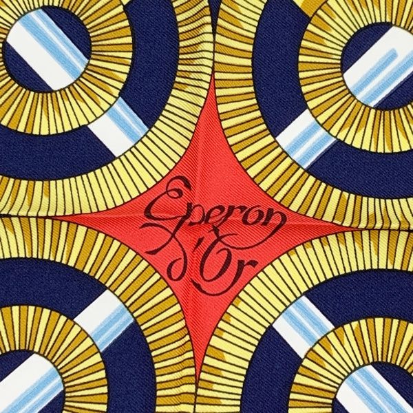 【美品・箱付き】HERMES エルメス カレ90 黄金の拍車 スカーフ HERMES カレ90 Eperon d'or 黄金の拍車 スカーフ 美品 箱付き