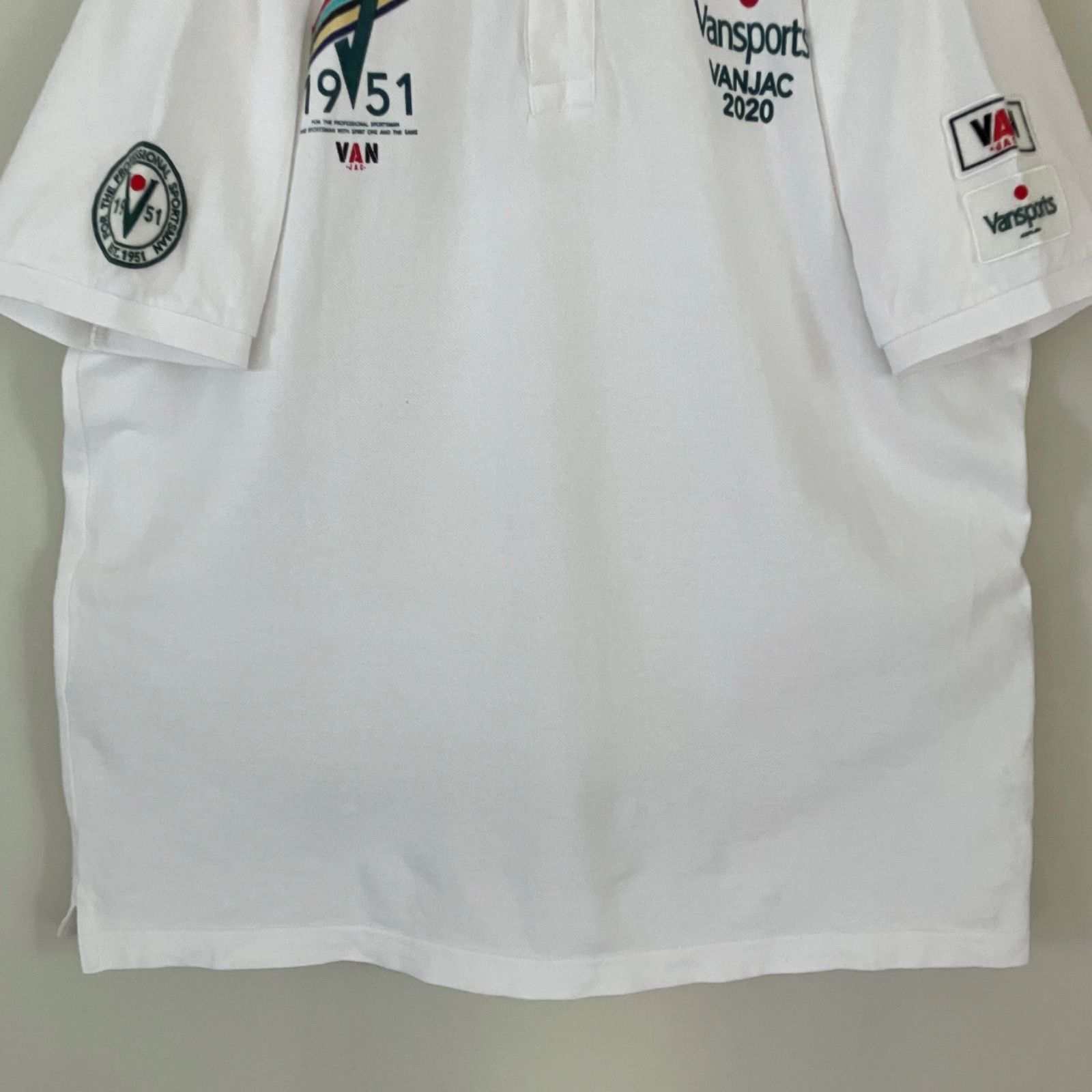 【当店一番人気】 VAN JAC/ヴァンヂャケット☆Vansportsポロシャツ☆吸水•速乾 トップス