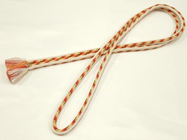 平和屋着物 上 有職組紐道明 帯締め 奈良組 丸胡蝶 金糸 宮内庁御用 国立博物館御用 東京芸術大学御用 AABA9878ay