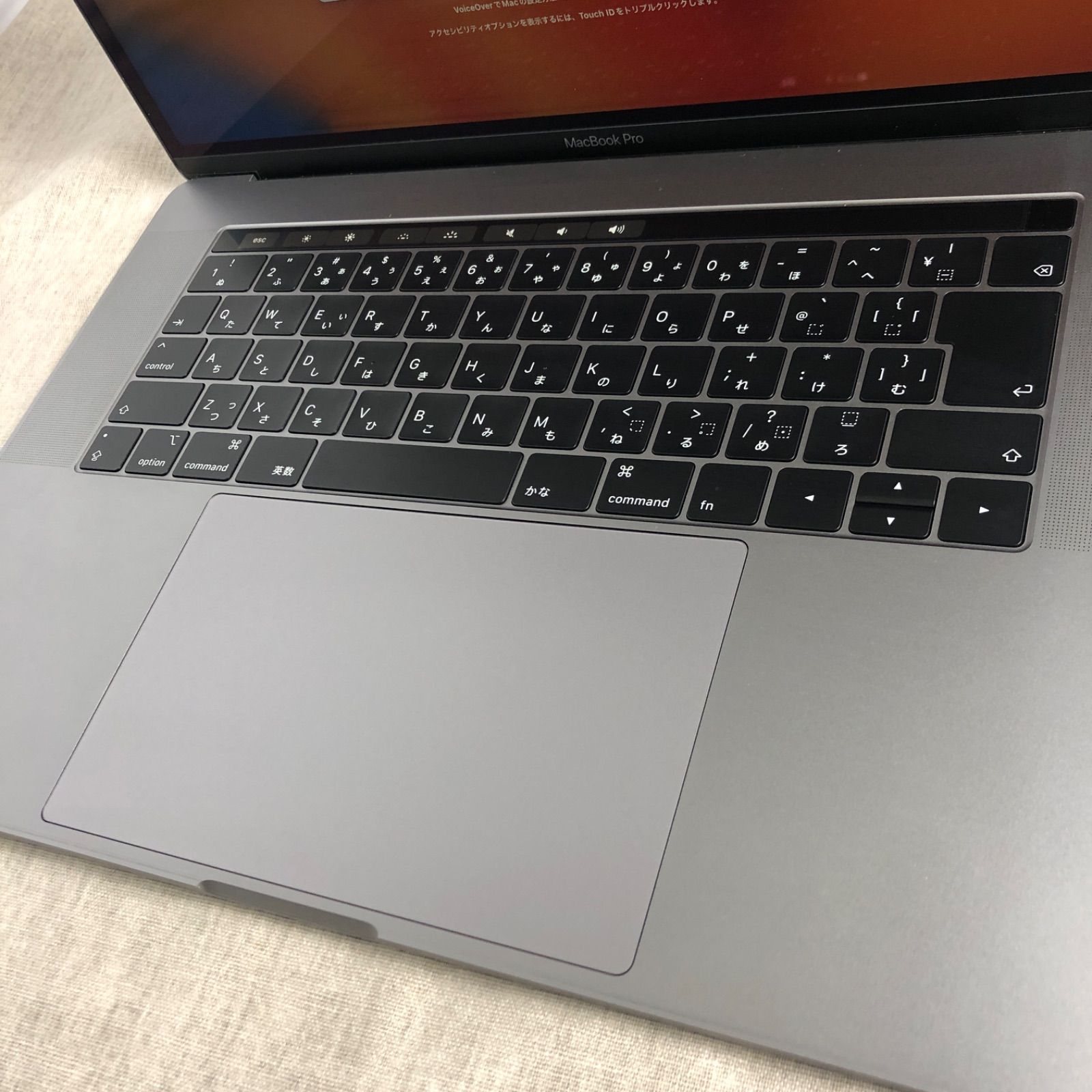 Apple MacBook Pro (15インチ, Mid-2018 Touch Bar)【i7-9750H・16GB ...