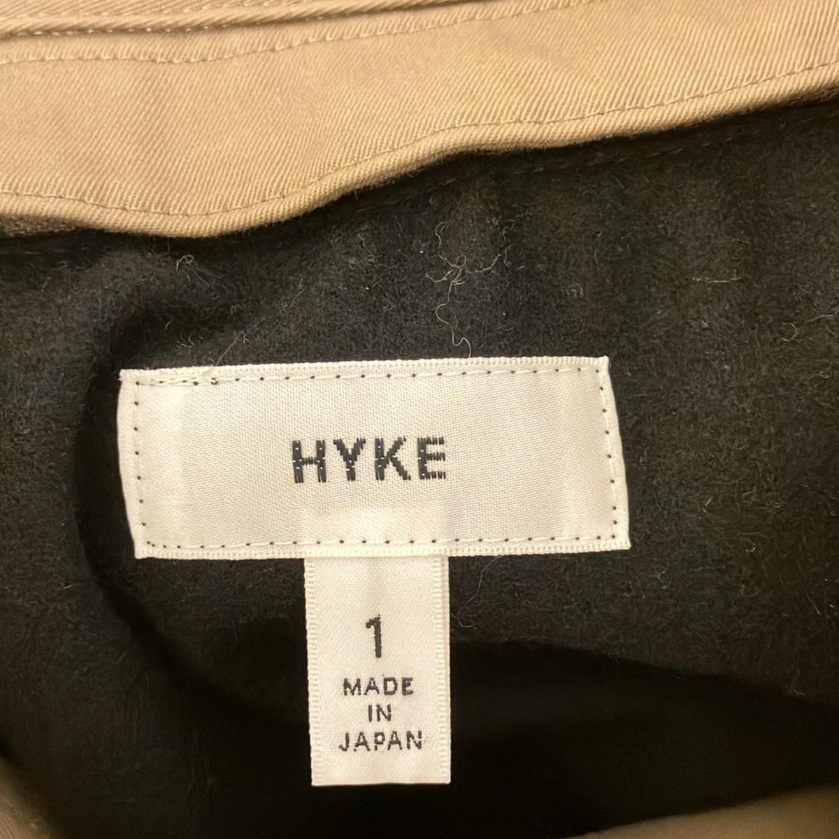 HYKE ハイク トレンチコート サイズ1 S レディース - ベージュ 長袖|春|秋