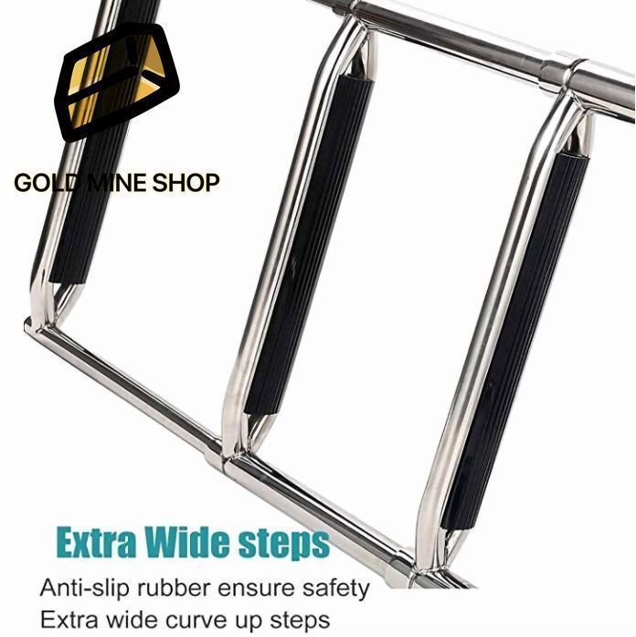 ボートラダー ポンツーンボートラダー マリンラダー 4段ボートラダー