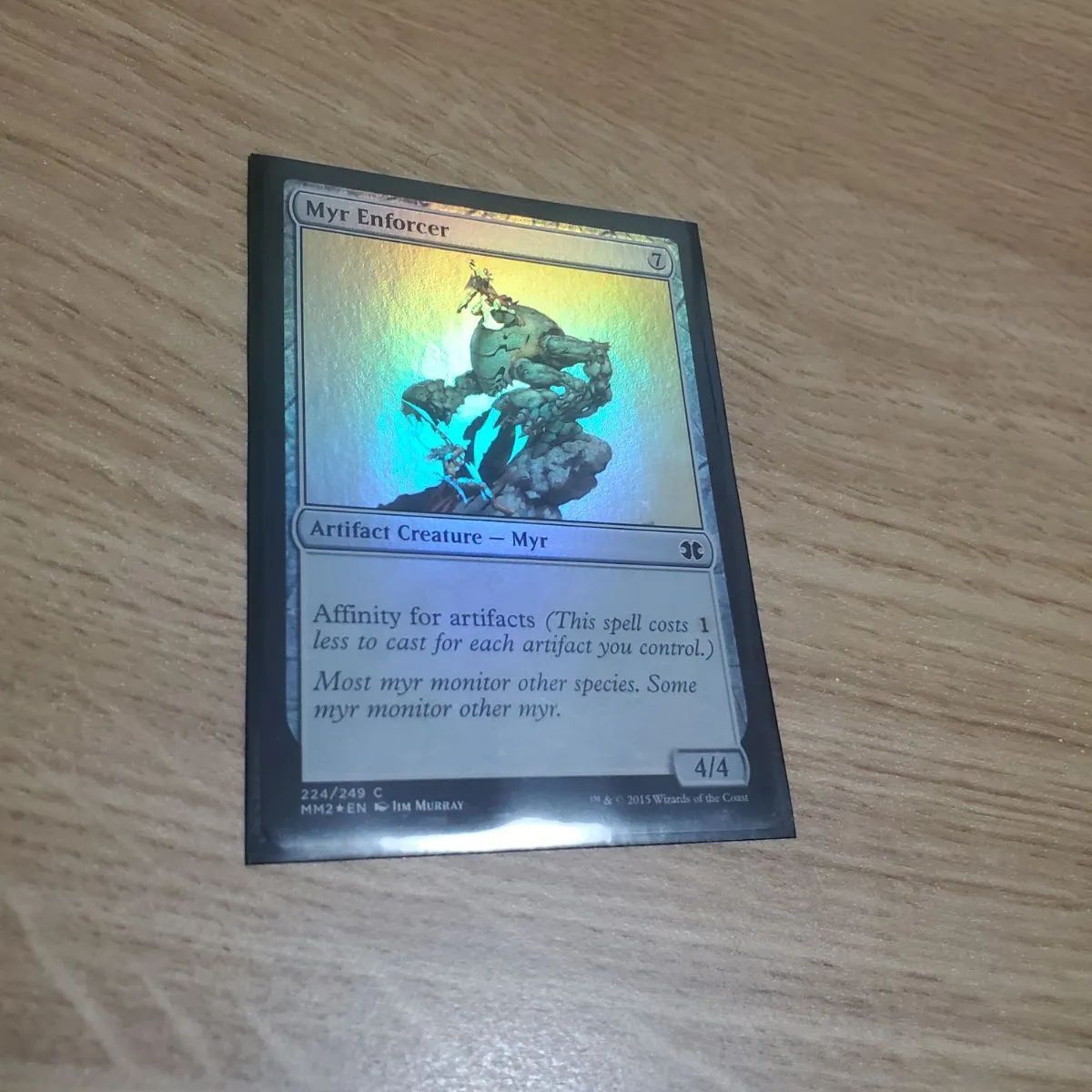 マイアの処罰者 Myr Enforcer Foil 4枚 傷 - マジック：ザ・ギャザリング