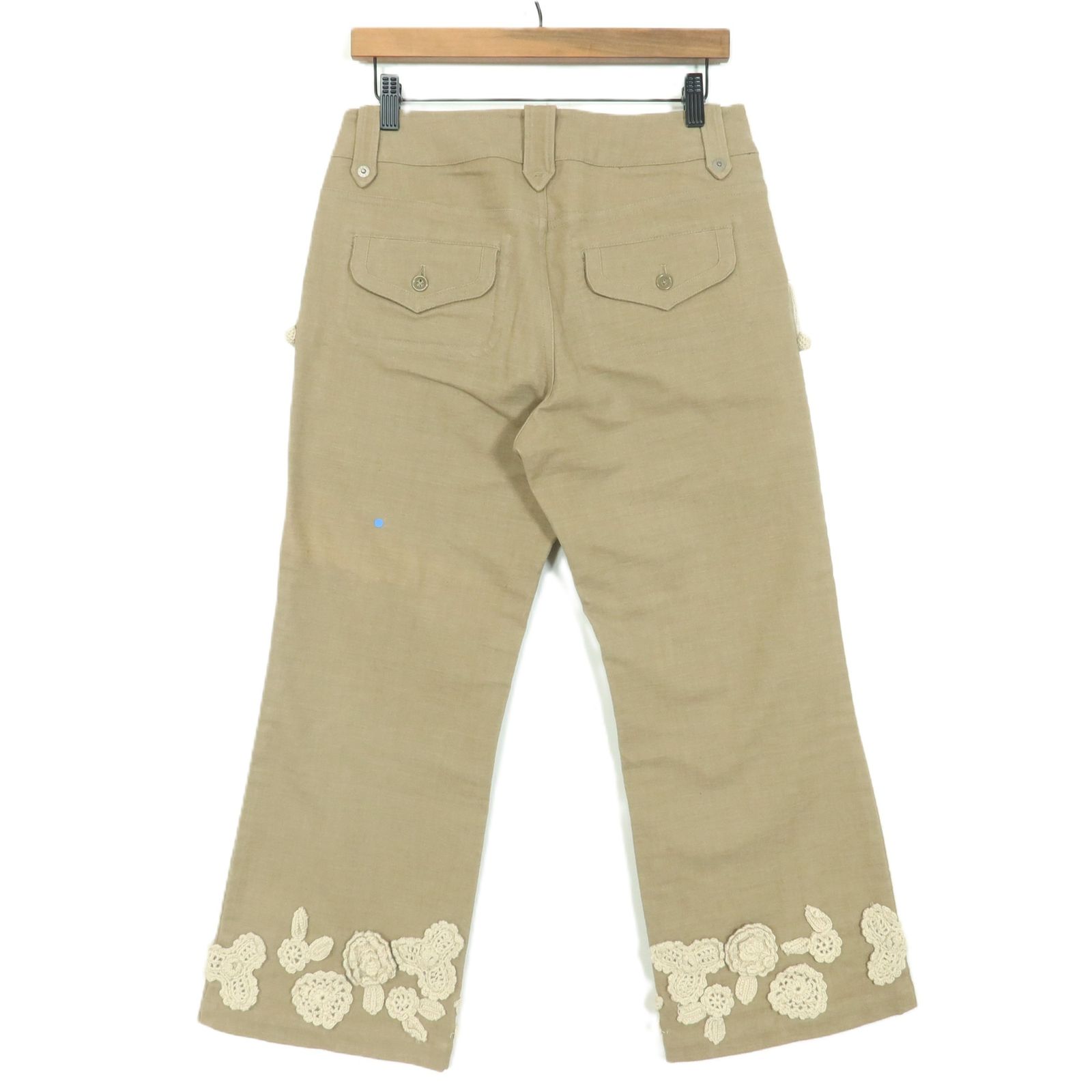 ピンクハウス☆お花&チェリーのモチーフ付き♪アンクル丈パンツ 大きい