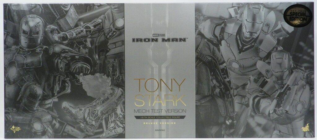 HOTTOYS 1|6 SCALE COLLECTIBLE FIGURE|DELUXE VERSION MECH TEST TONY STARK|MECH TEST VERSION MMS285