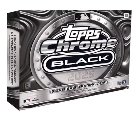 TOPPS MLB 2025 CHROME BLACK BASEBALL HOBBY