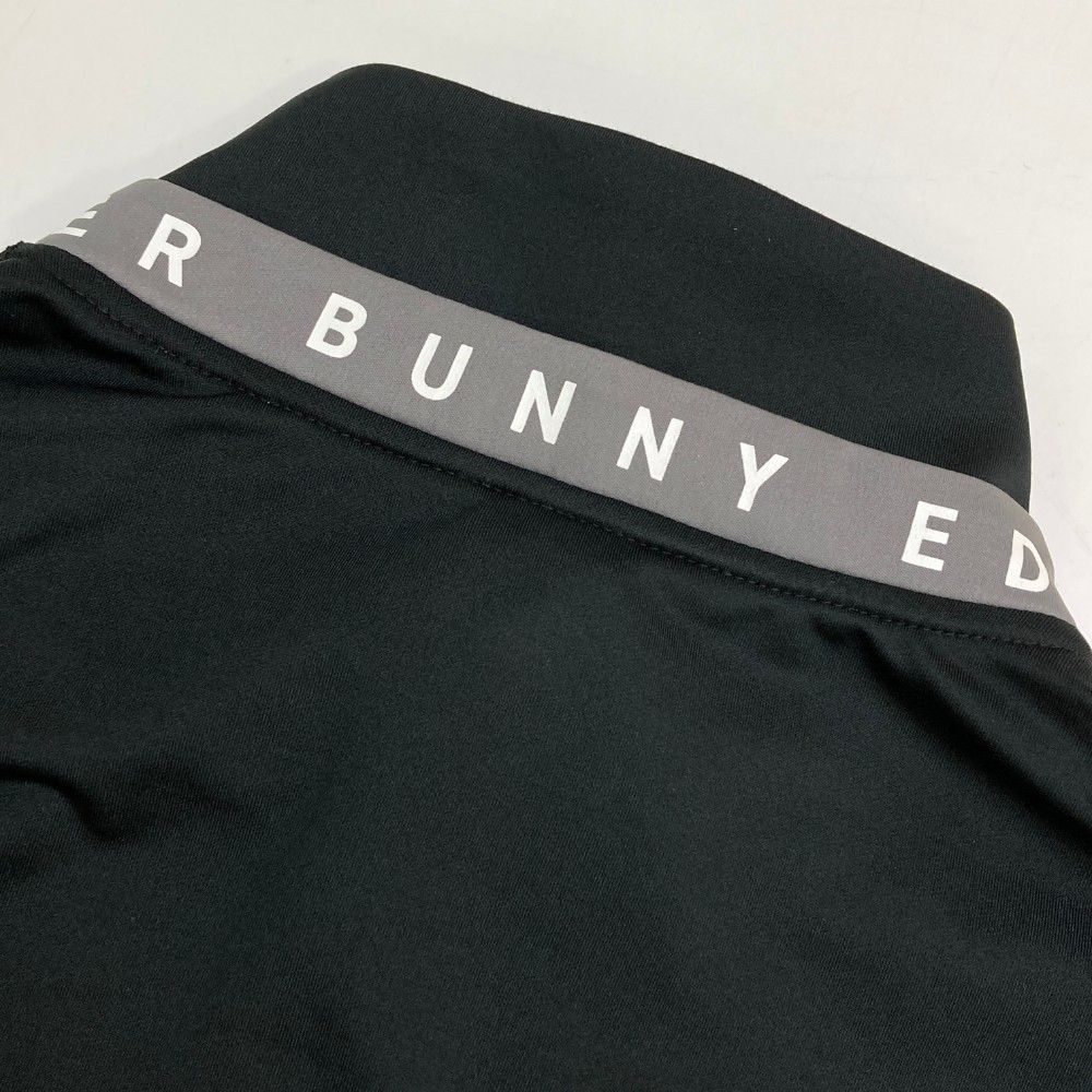 MASTER BUNNY EDITION ハーフジップシャツ ブラック サイズ6 MASTER BUNNY EDITION ハーフジップシャツ ブラック サイズ6