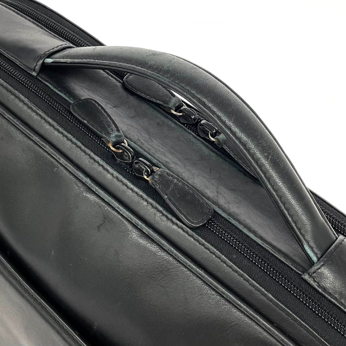 GOLD PFEIL ゴールドファイル ビジネスバッグ ブラック レザー メンズ