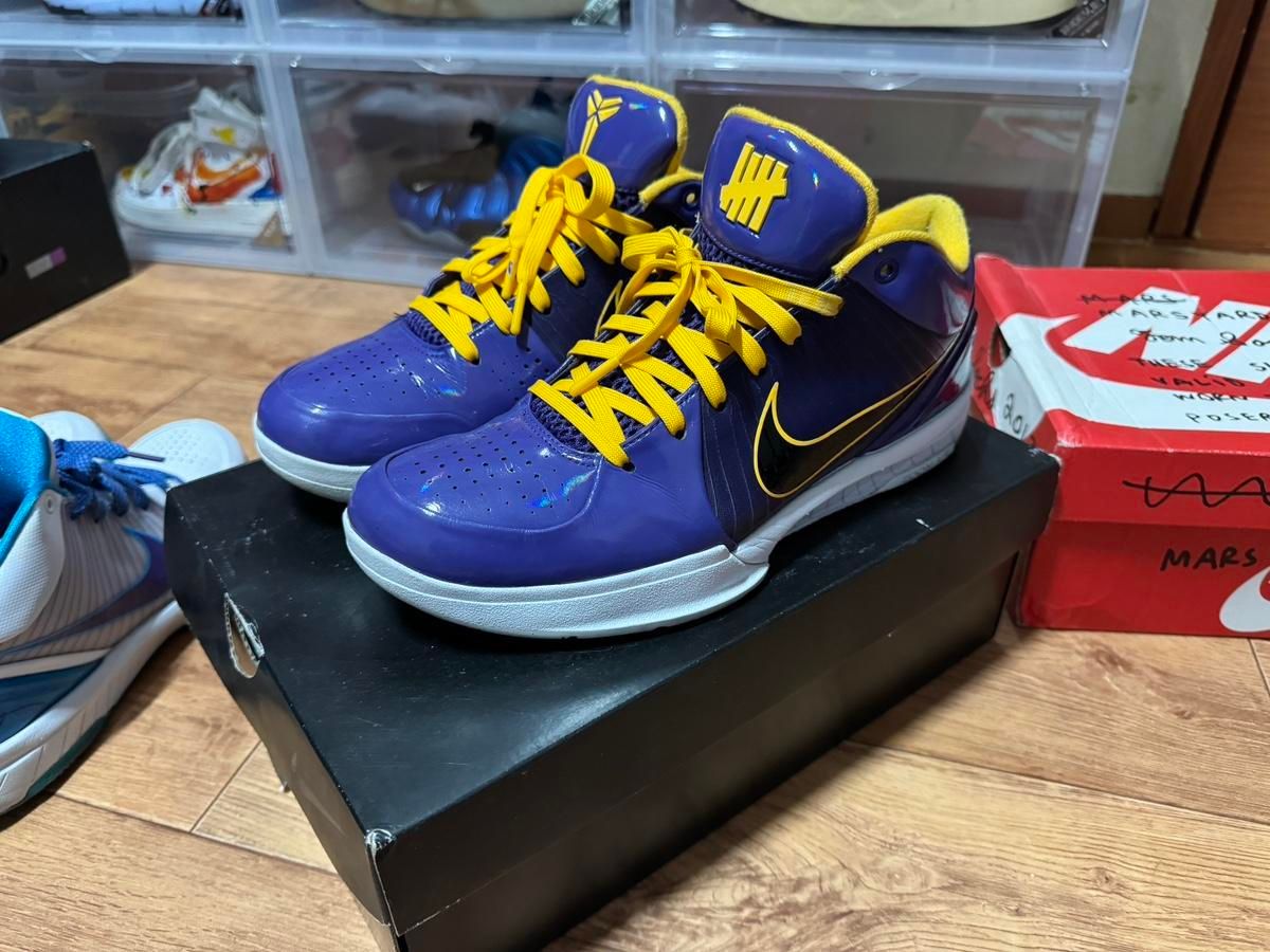 【Bunjang商品韓国直送】NIKE(ナイキ) アンディフィーテッド コービー 4 プロトロ レイカーズ 280mm