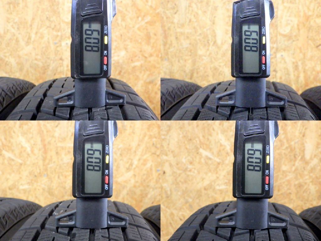 【返品無料可能】 SP645 F● ● 造 約8部山●YOKOHAMA iceGUARD IG60●155 65R14●4本