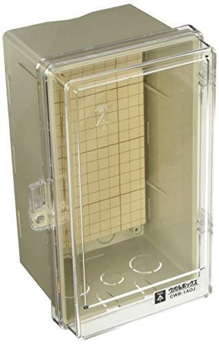 有効フカサ:90_タテ型/屋根無 未来工業 ウオルボックス 透明蓋・屋根無・タテ型 有効フカサ90 1個 CWB-1AOJ