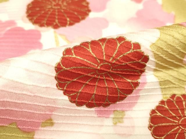 振袖フルセット豪華振袖　駒刺繍　道長枝花文　金銀彩　正絹 平和屋着物□豪華振袖 駒刺繍 雲取り枝花文 金銀彩 正絹 逸品