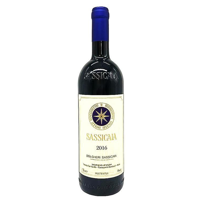 サッシカイア 2016 100点満点イタリアワイン 750ml - メルカリ
