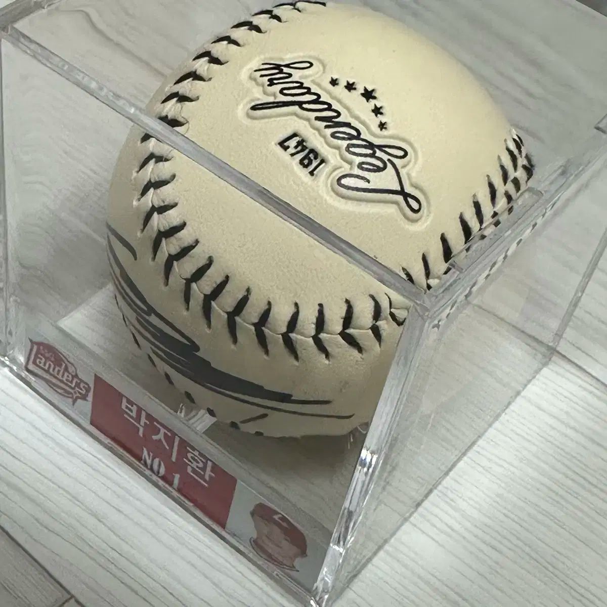 SSG LANDERS パク・ジファン 直筆 サインボール - メルカリ