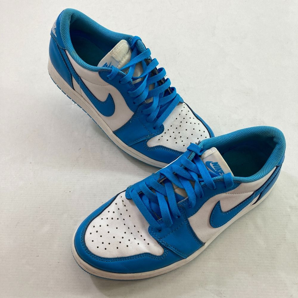 中古】04w1236∞※ ERIC KOSTON × NIKE SB AIR JORDAN 1 LOW エリック・コストン × ナイキ SB  エアジョーダン1 ロー UNC CJ7891-401 ダークパウダー ブルー/ホワイト 26cm 【八王子店】 - メルカリ