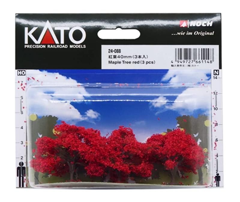 KATO Nゲージ 紅葉40mm 3本入 24-088 ジオラマ用品 - メルカリ