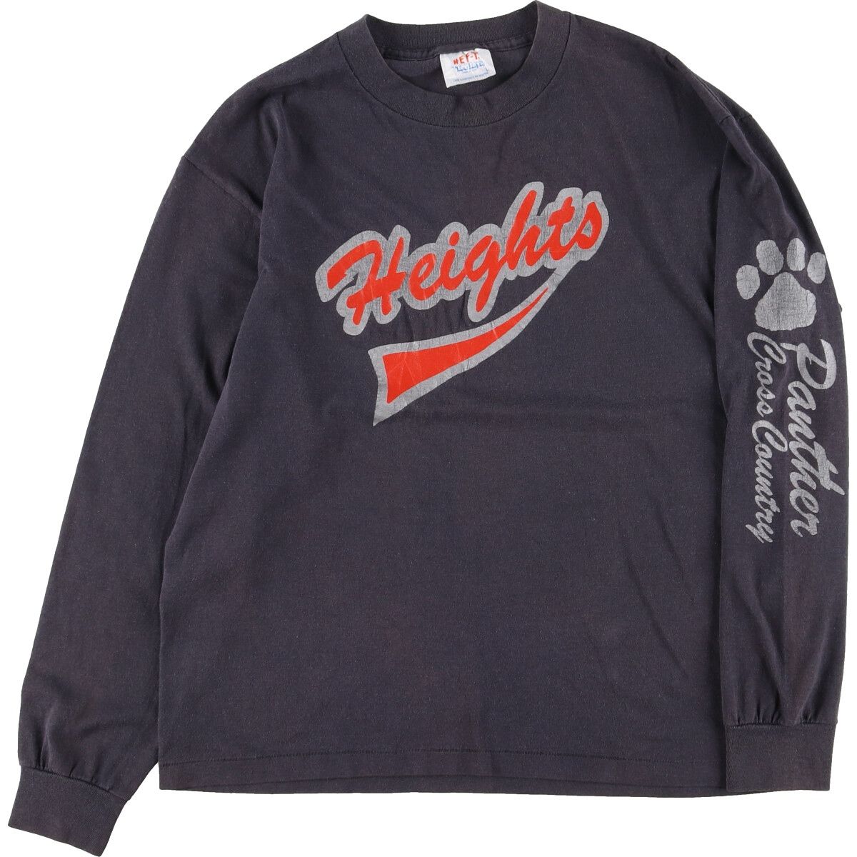 古着 90年代 HEF-T by Tee Jays 袖プリント ロングTシャツ ロンT USA製