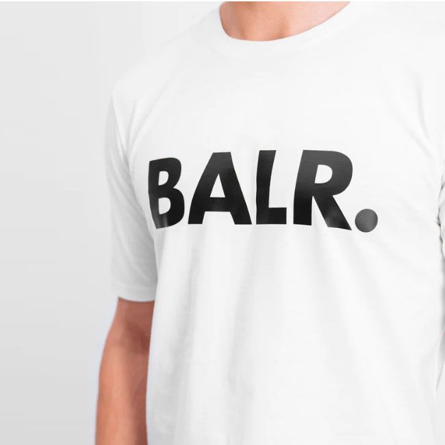 BALR. ボーラー B10001 Brand Athletic T-Shirt Black メンズロゴTシャツ ブラック ホワイト クルーネック  半袖 Tシャツ カットソー メンズ - メルカリ