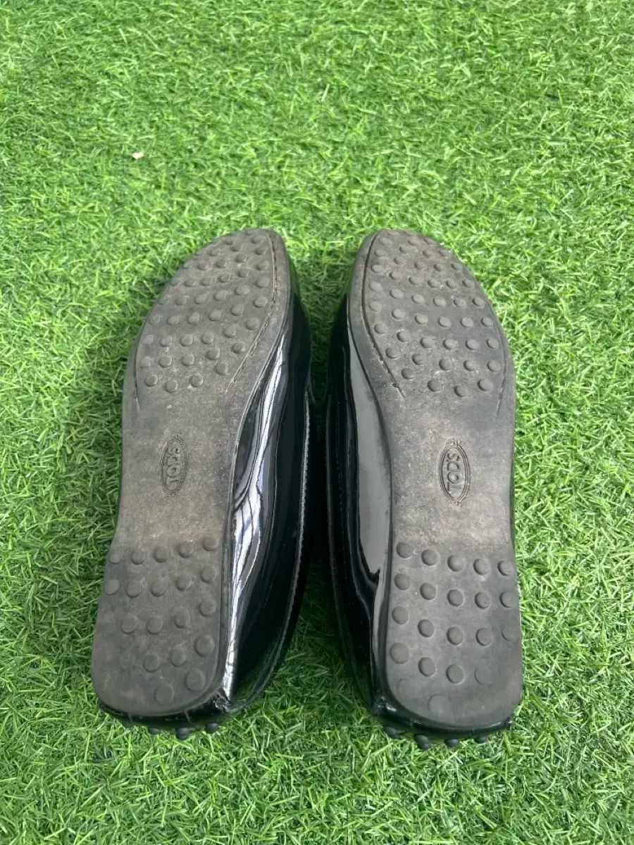  TOD S トッズ エナメル レディース ローファー 36 5 フラットシューズ バレエシューズ パンプス