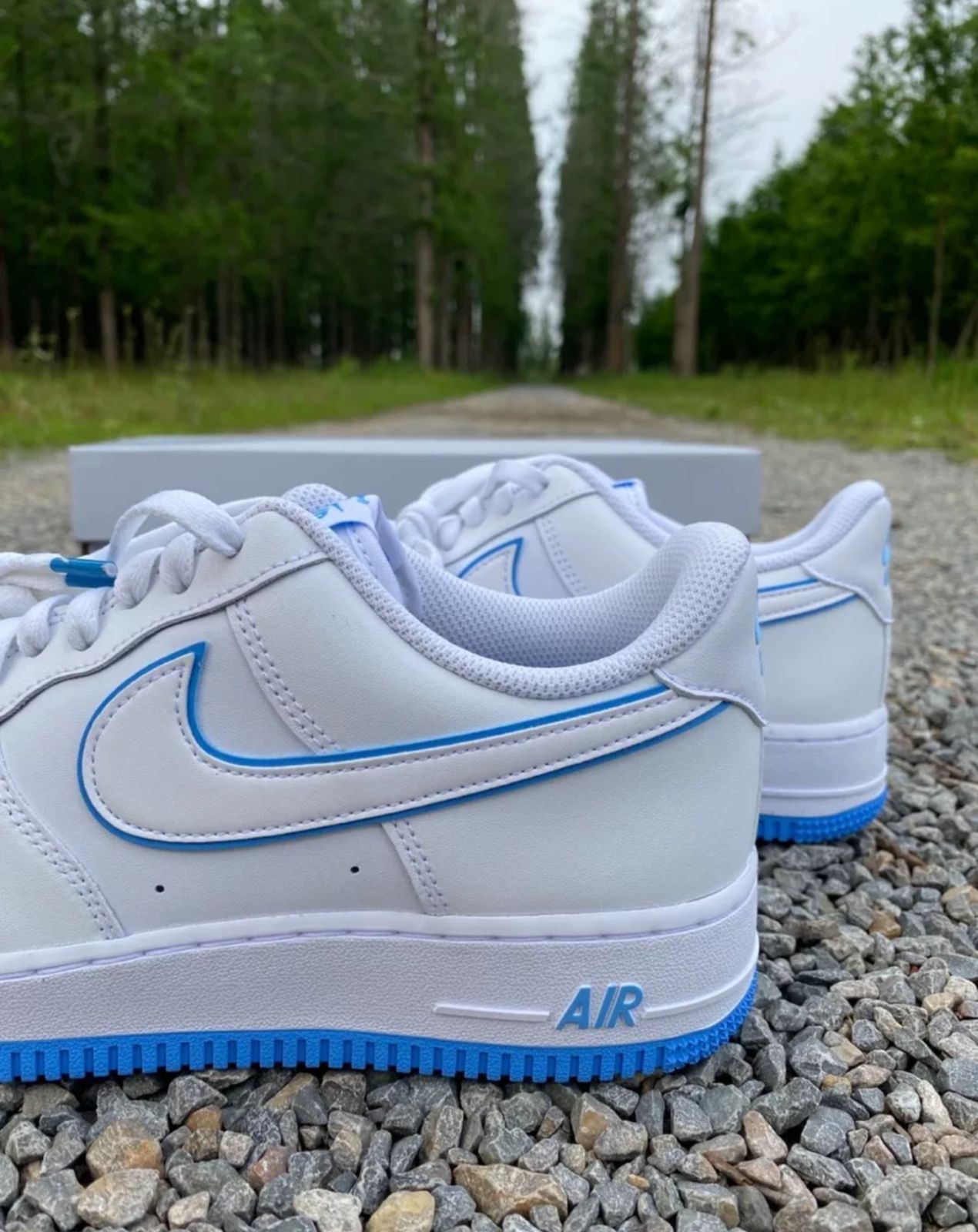 新品 NIKE ナイキ WMNS AIR FORCE 1 '07 'WHITE WASHED TEAL