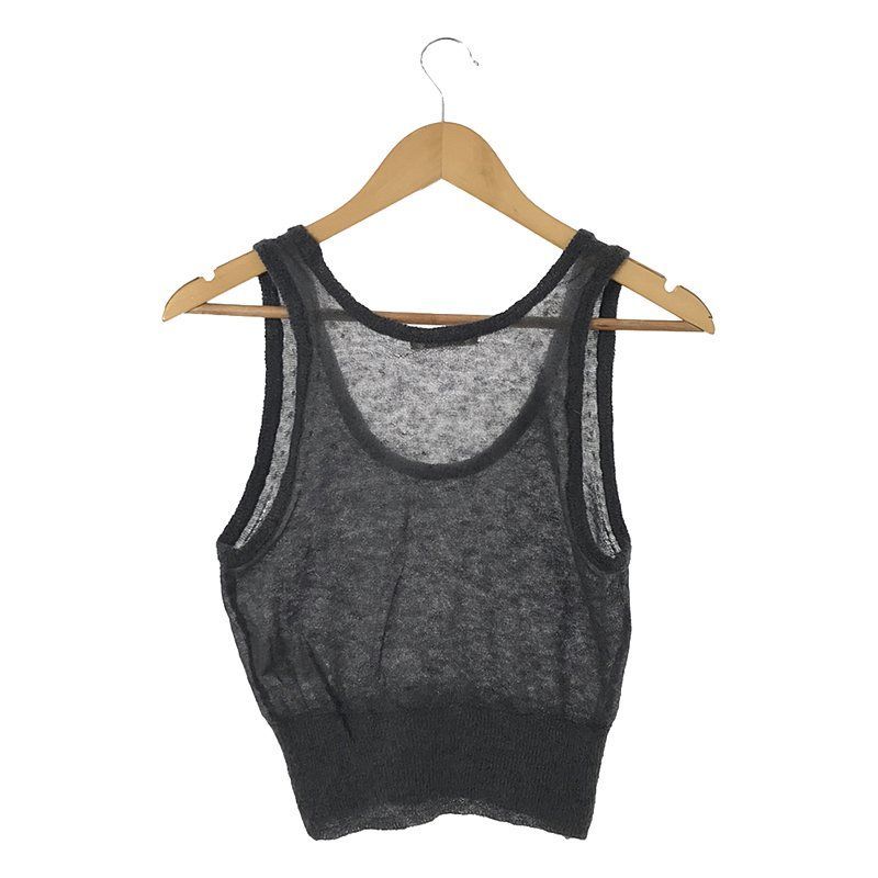 AURALEE / オーラリー | 2024SS | KID MOHAIR SHEER KNIT TANK