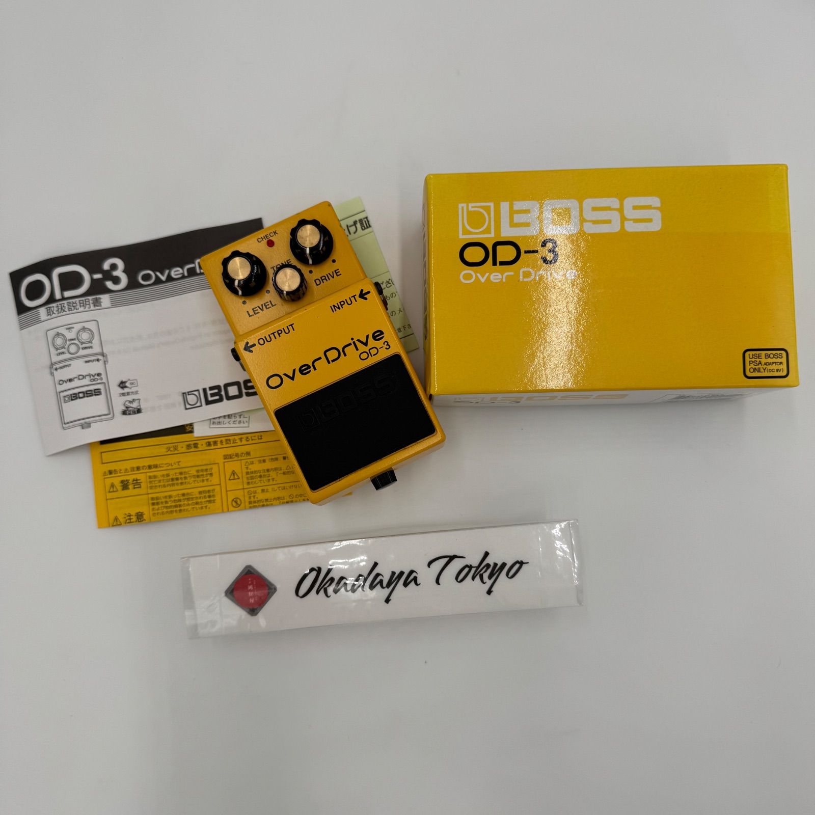 BOSS OD-3 OverDrive 動作確認済み 美品 箱 取り扱い説明書付き 貴重 初