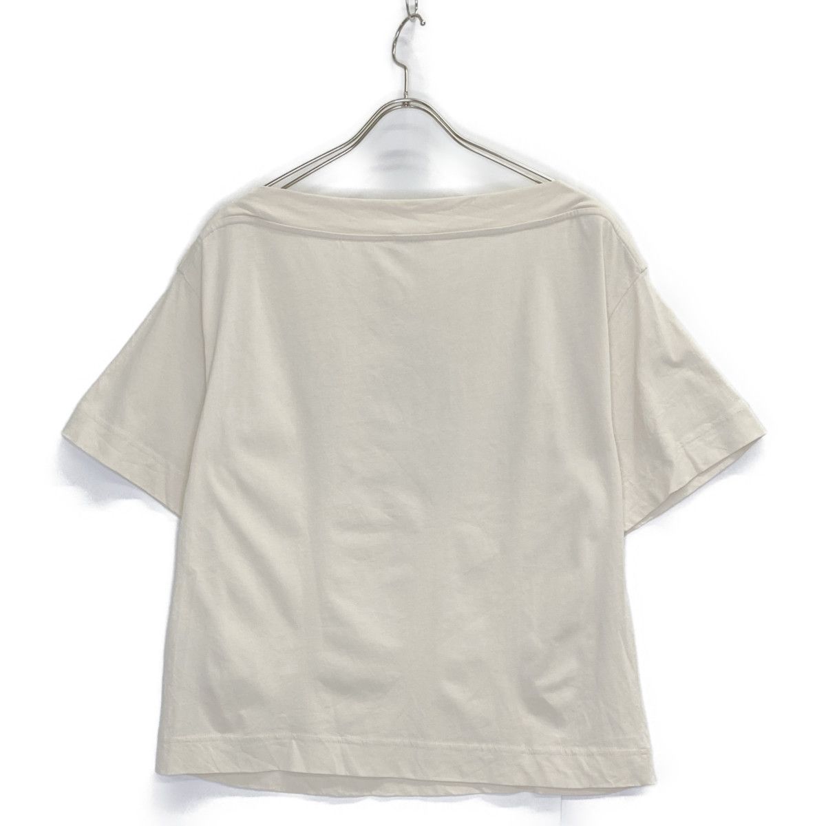 MONCLER モンクレール 23年製 MAGLIA MANICHE CORTE アイボリー